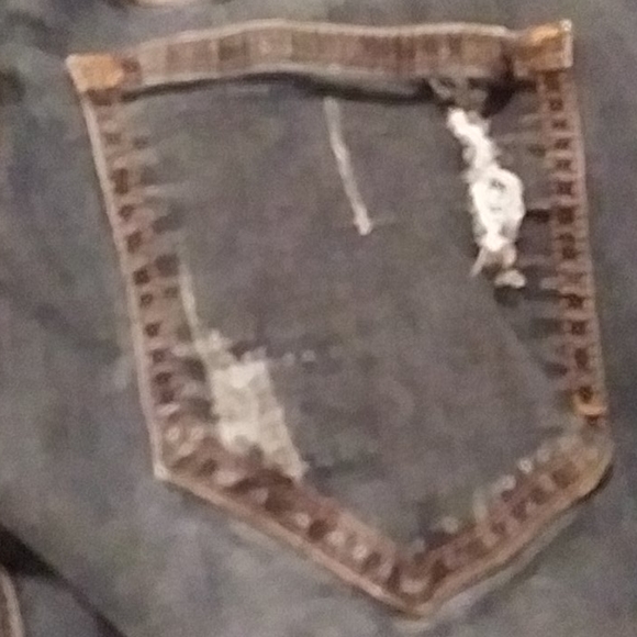 Rue 21 high rise destroyed skinny jeans sz 8*as is - Picture 9 of 16